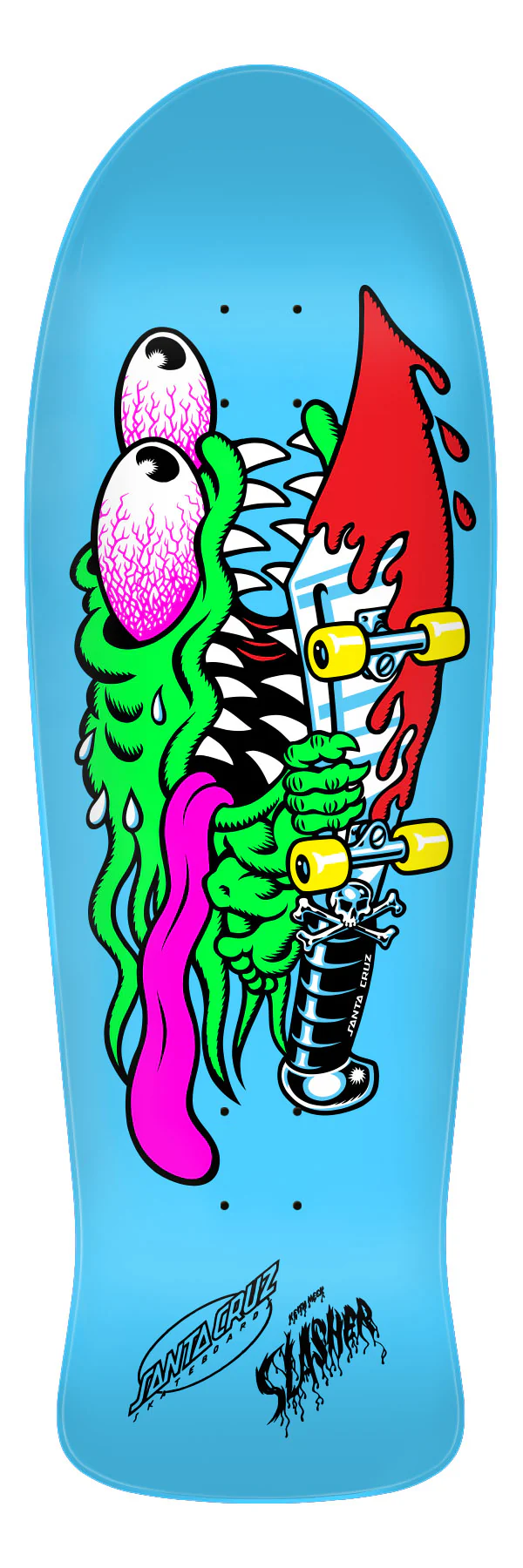 10.1in Keith Meek Slasher Reissue Santa Cruz Skateboard Deck