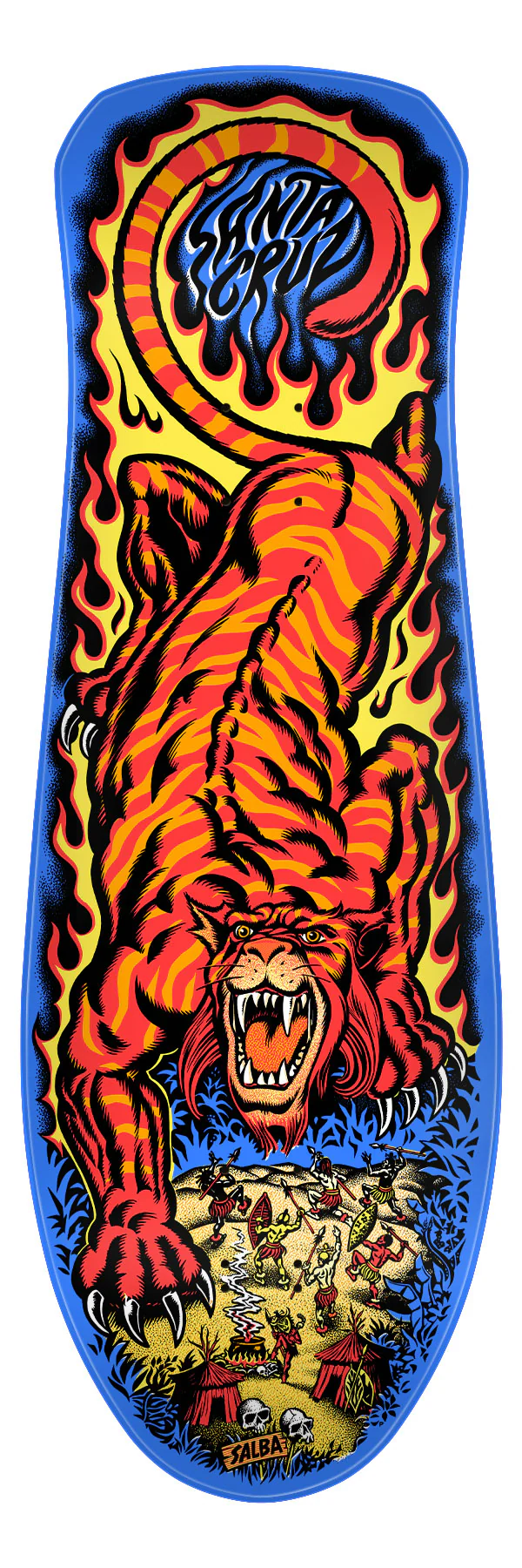 10.3in Salba Tiger Reissue Santa Cruz Skateboard Deck