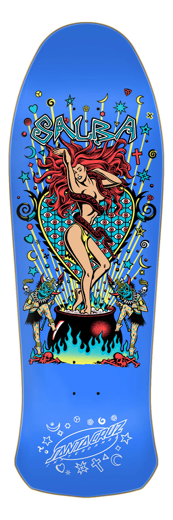 10.4in Salba Witch Doctor Santa Cruz Reissue Skateboard Deck