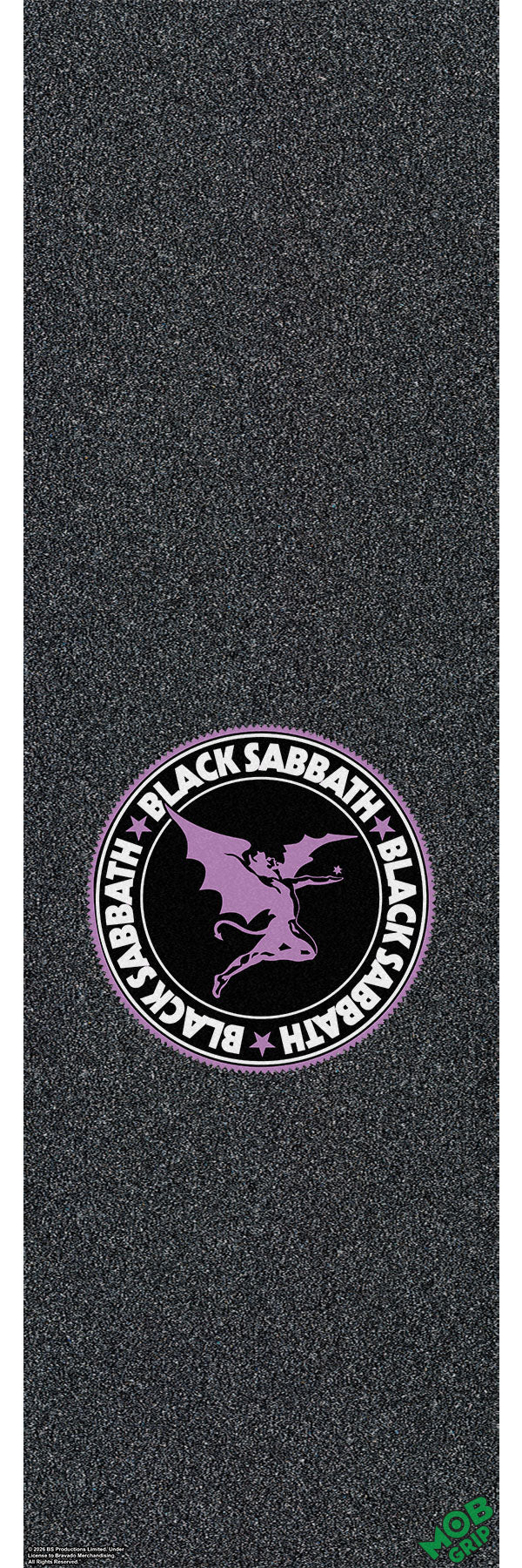 10in Black Sabbath Henry 1 Mob Skateboard Griptape