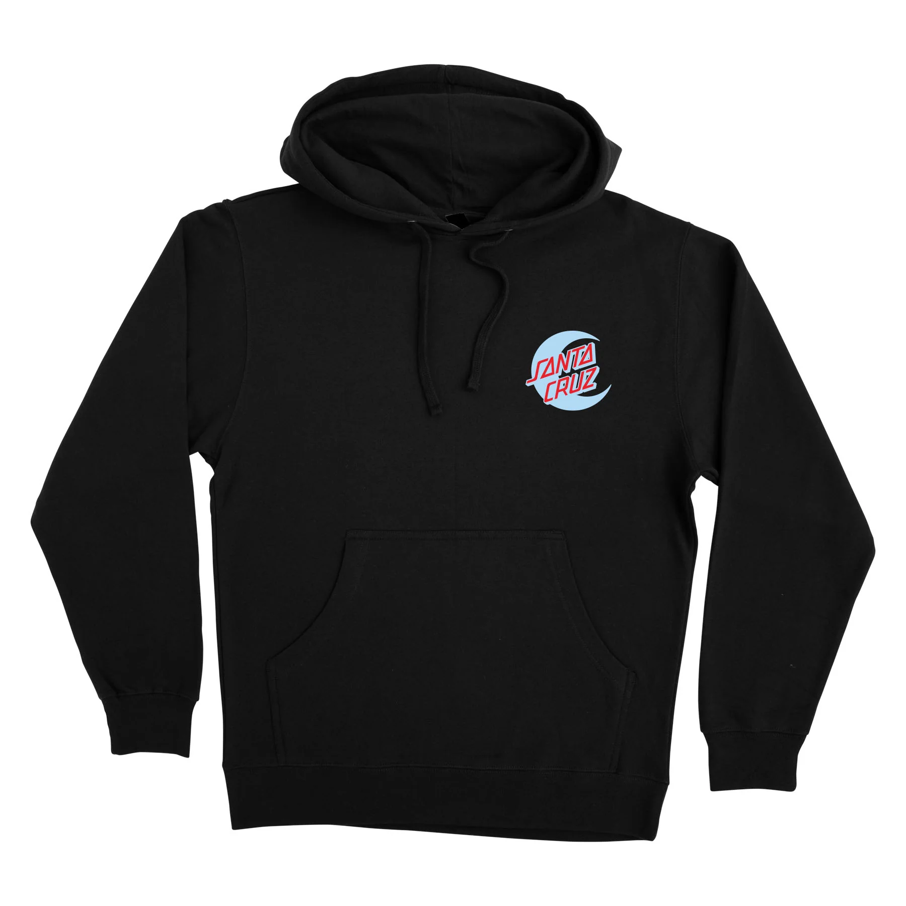 2 Tone Moon Dot Womens Santa Cruz Hoodie
