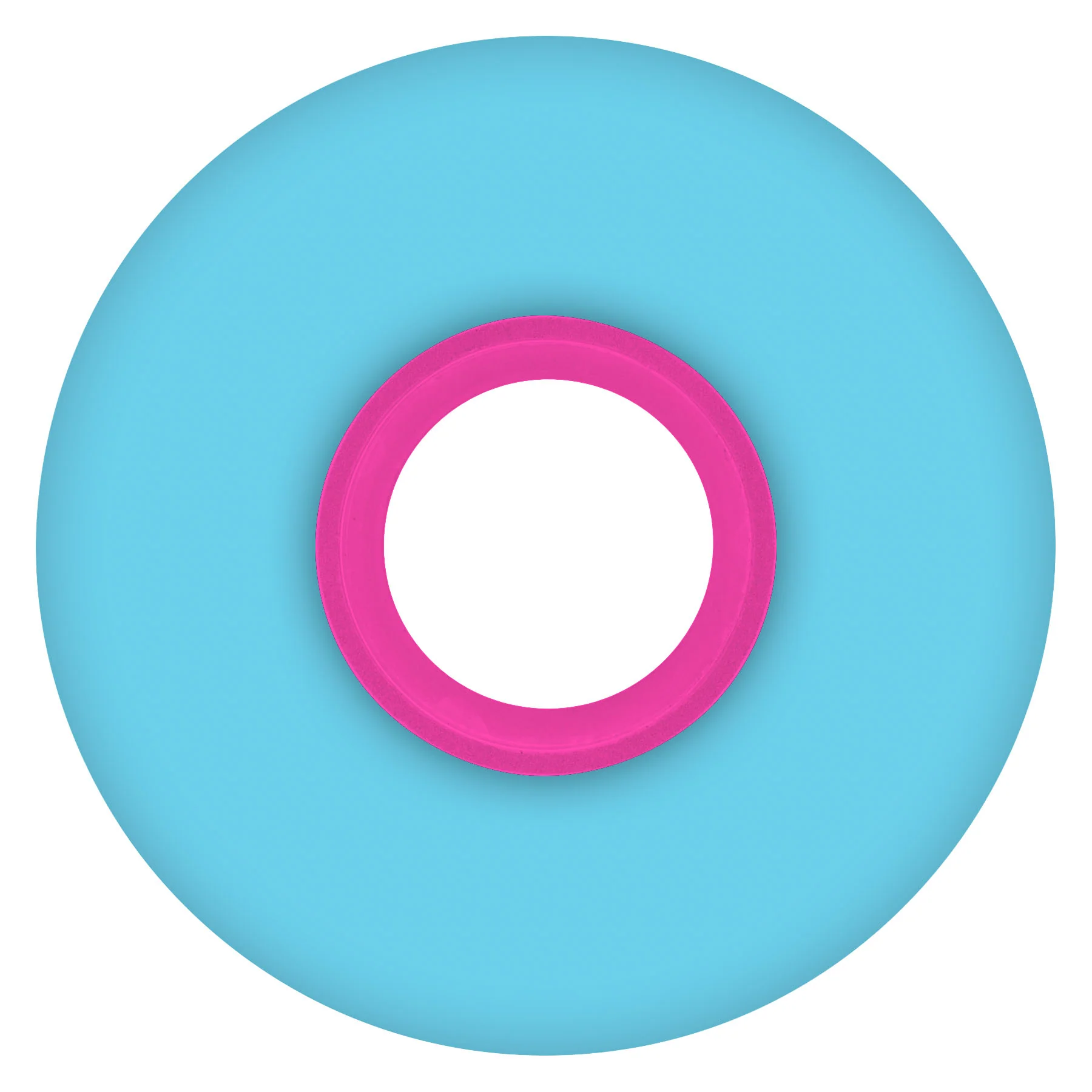 54mm Clouds Blue/Pink 92a Ricta Skateboard Wheels - Image 2