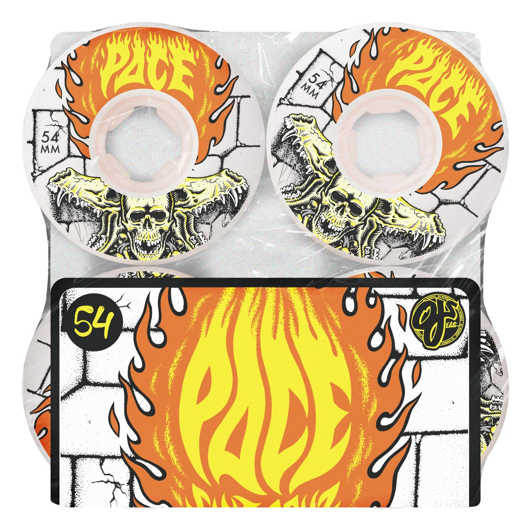 54mm Rob Pace Dungeon Chubbies 101a OJ Skateboard Wheels - Image 4