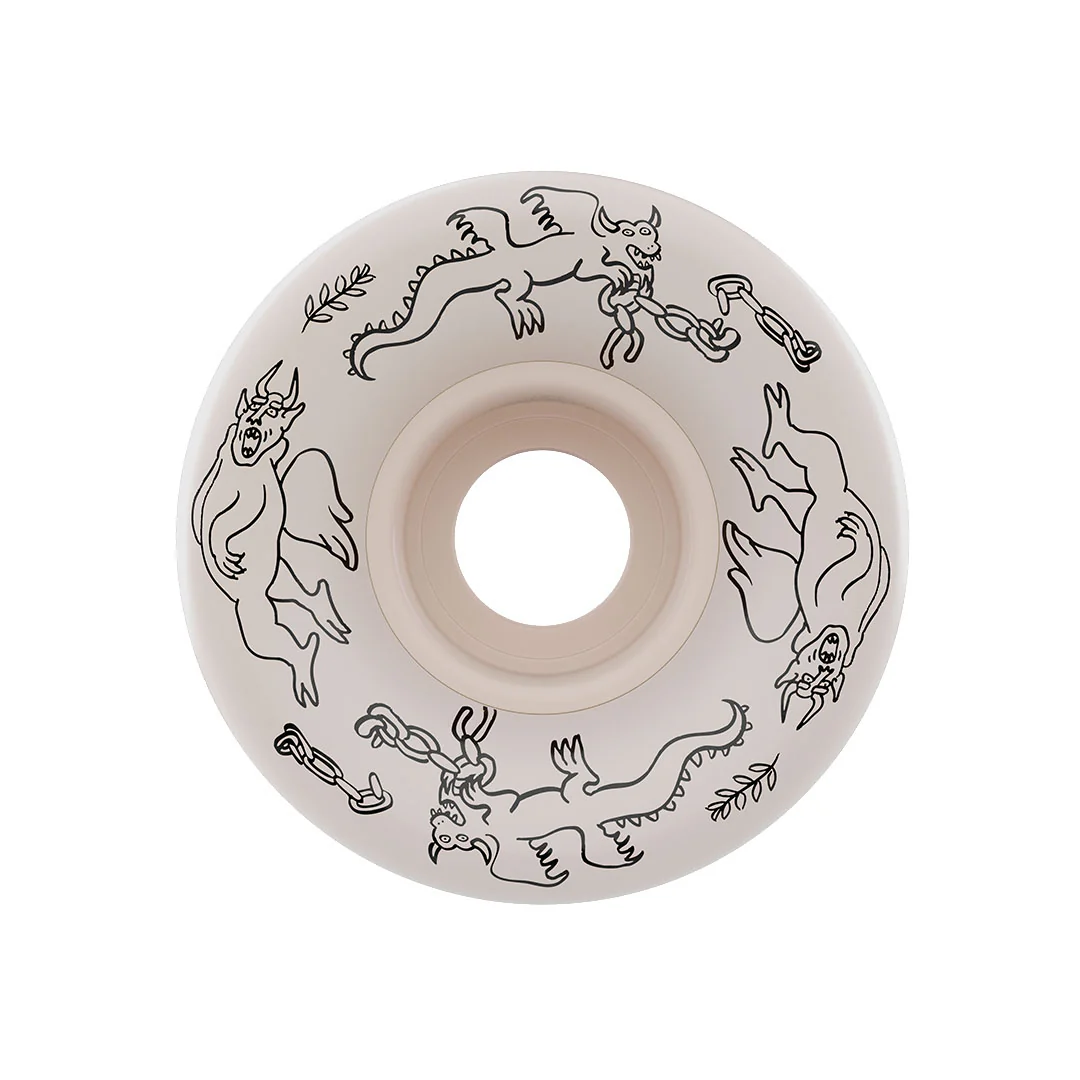 55mm Nick Boserio Heavy Devils 99a OJ Skateboard Wheels - Image 2