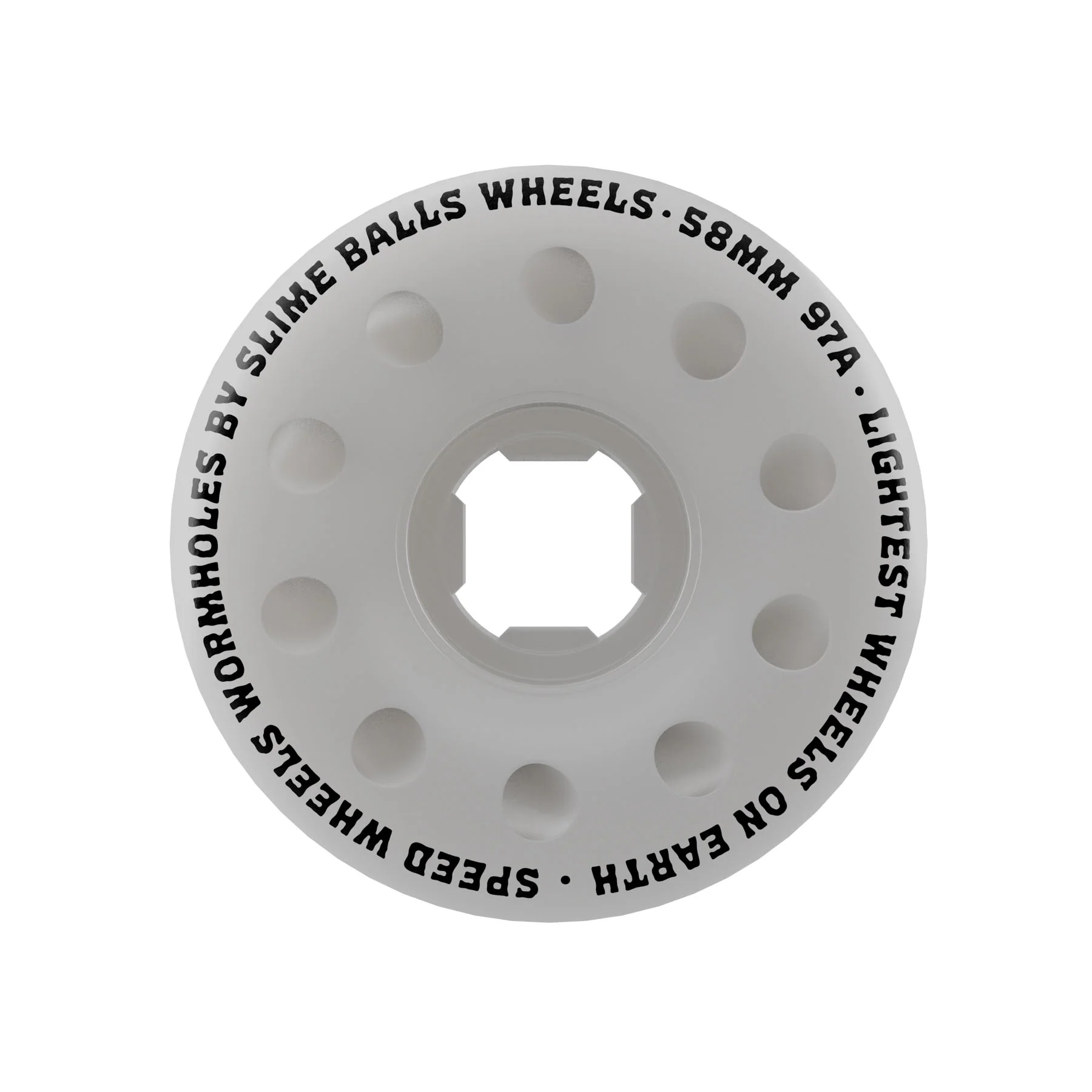 58mm Worm Holes 97a Slime Balls Skateboard Wheels - Image 3