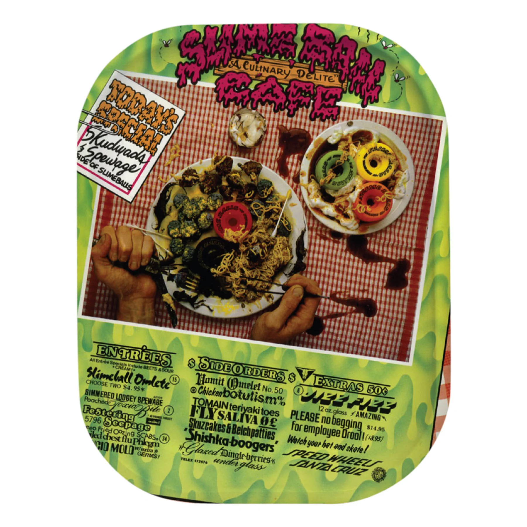 60mm SB Cafe 78a Slime Balls Light Ups Skateboard Wheels - Image 5
