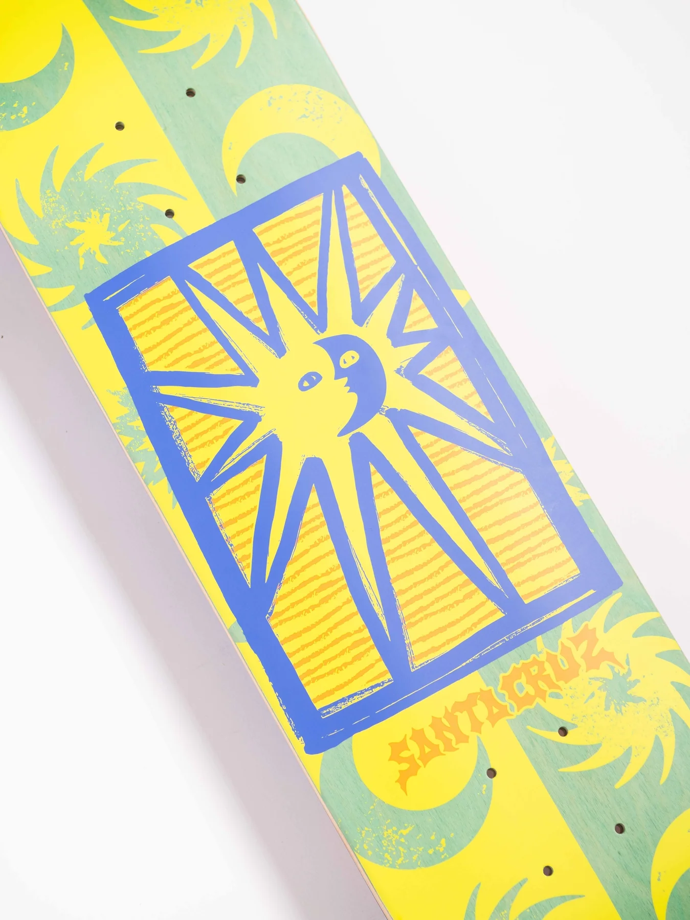 7.75in Sun Stamp Santa Cruz FeelBase Skateboard Deck - Image 3