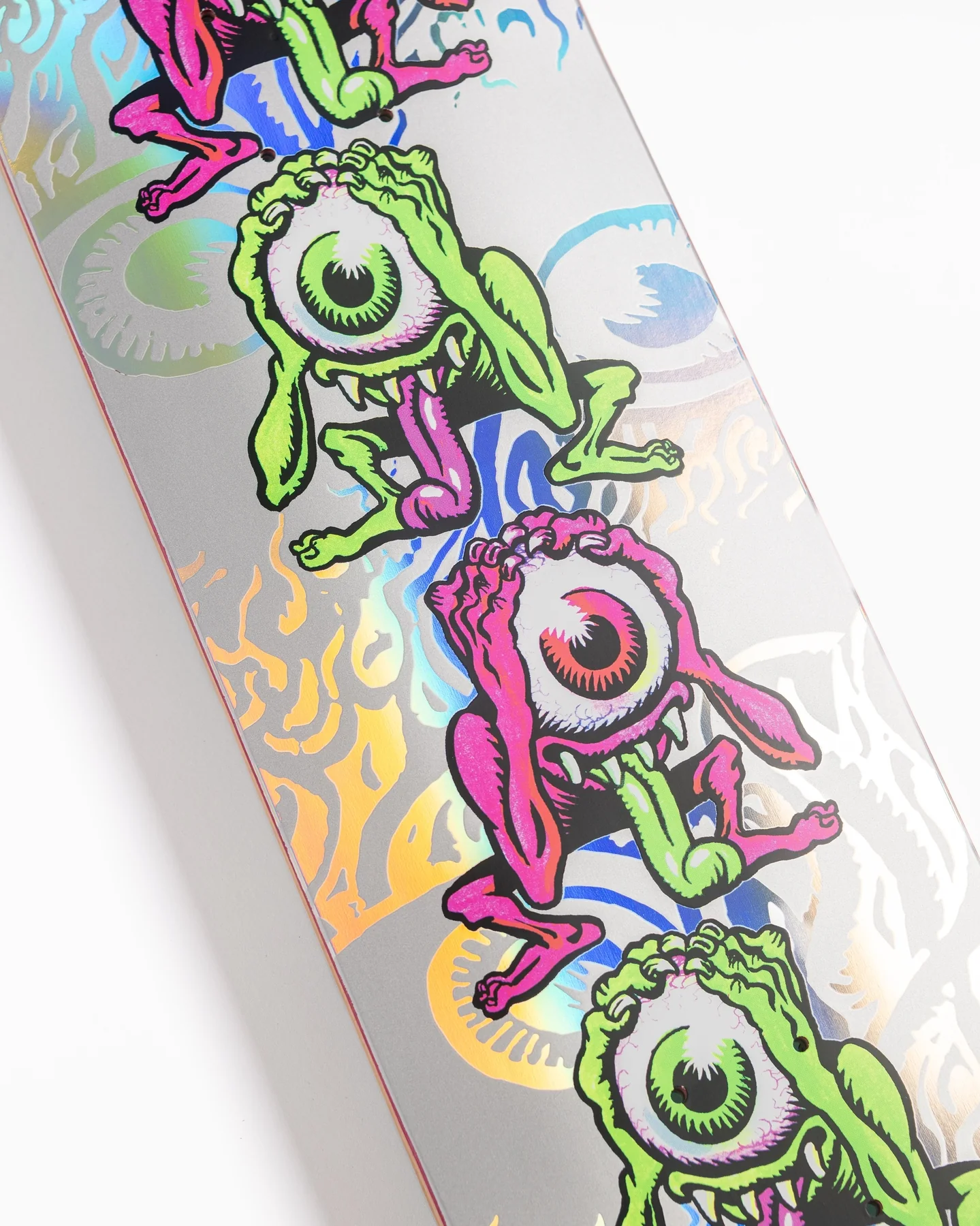 8.0in Eyegore Prismatic Santa Cruz FeelBase Skateboard Deck - Image 3