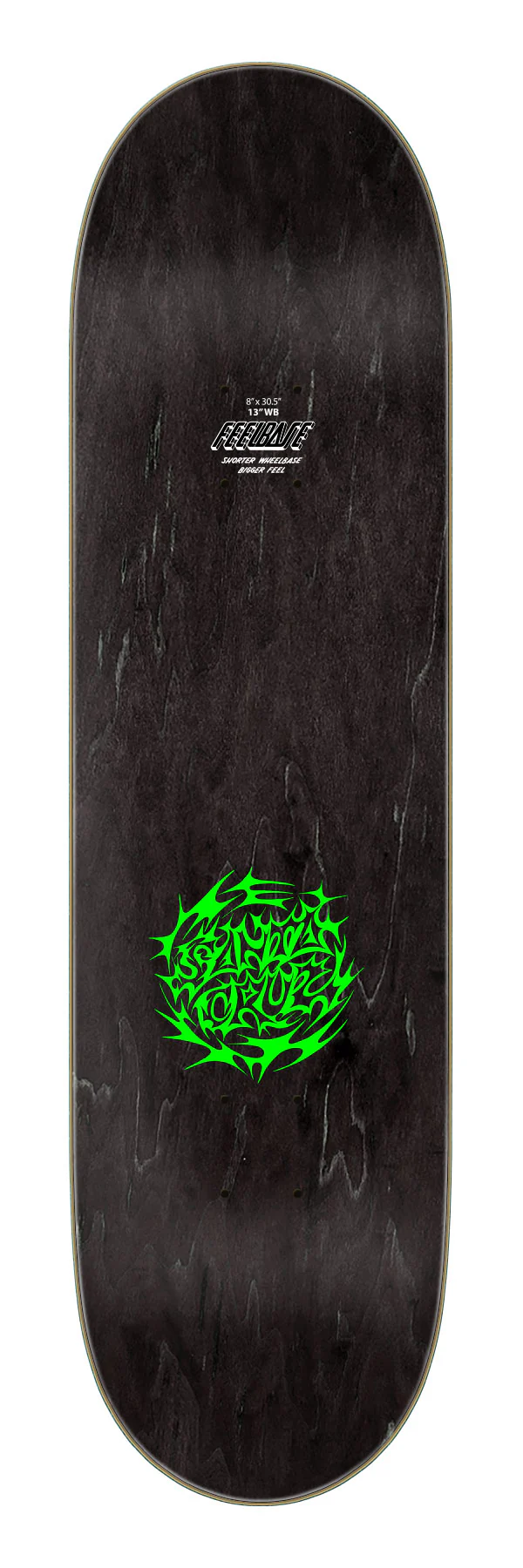 8.00in Scribble Flash Santa Cruz FeelBase Skateboard Deck - Image 2