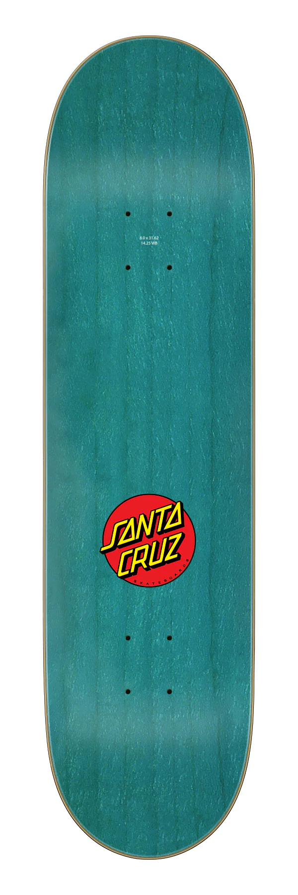 8.0in Dot Guy Santa Cruz Skateboard Deck - Image 2