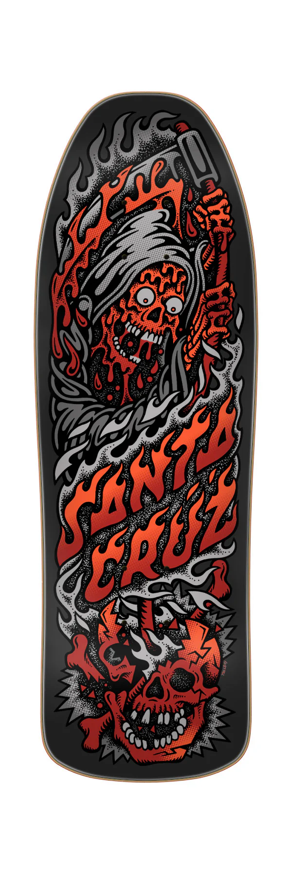 8.39in Death Party Micro Santa Cruz Freaks Skateboard Deck