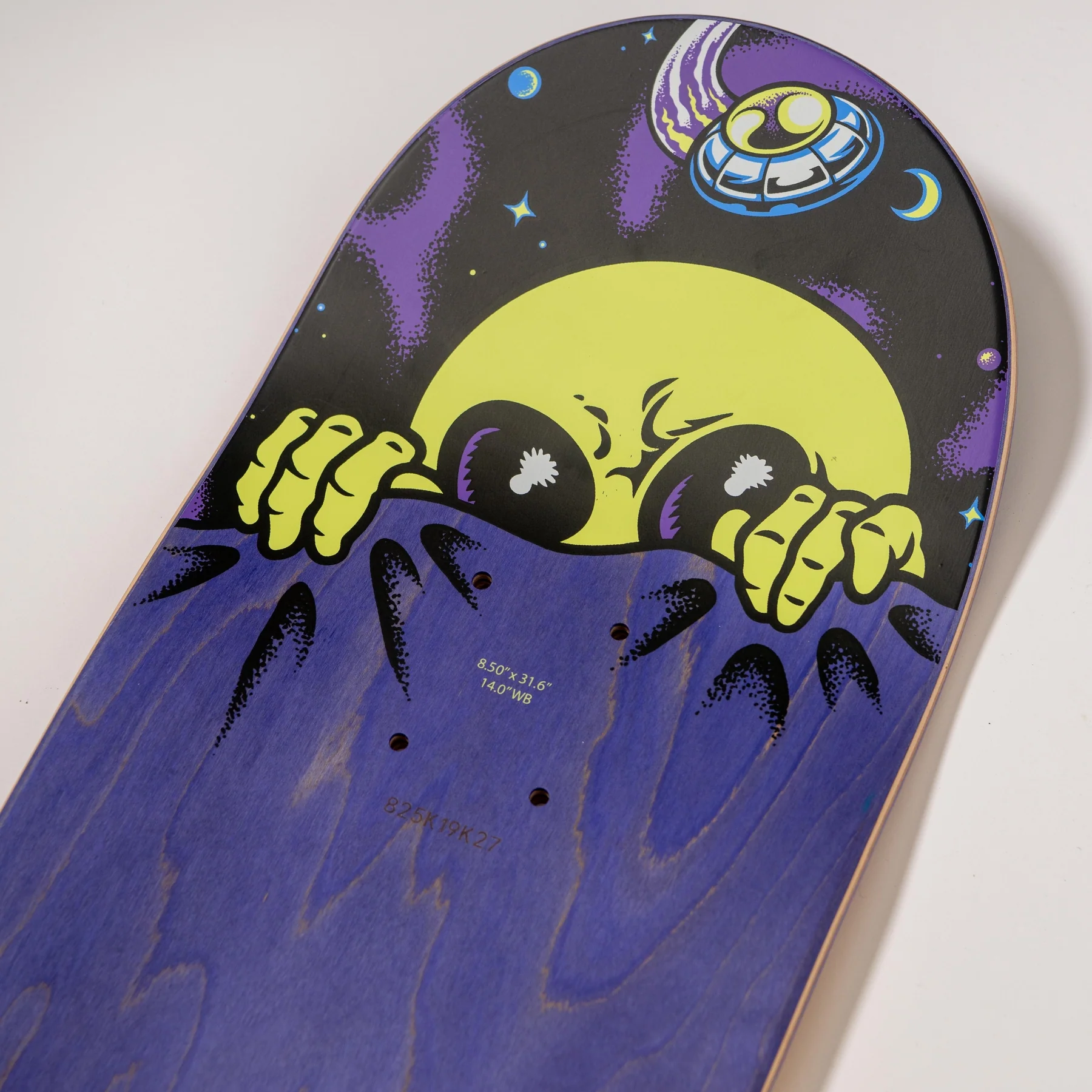 8.5in Knibbs Invasion Hand Santa Cruz Skateboard Deck - Image 3