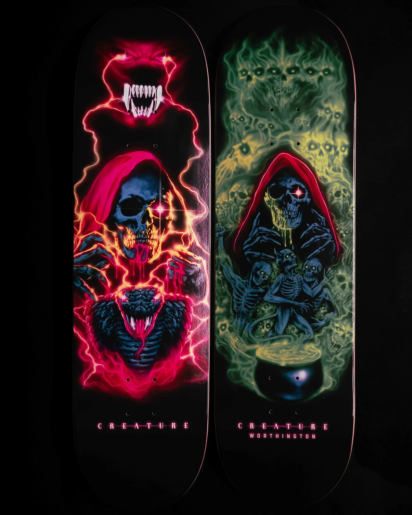 8.53in Terror Sight Creature Skateboard Deck - Image 3