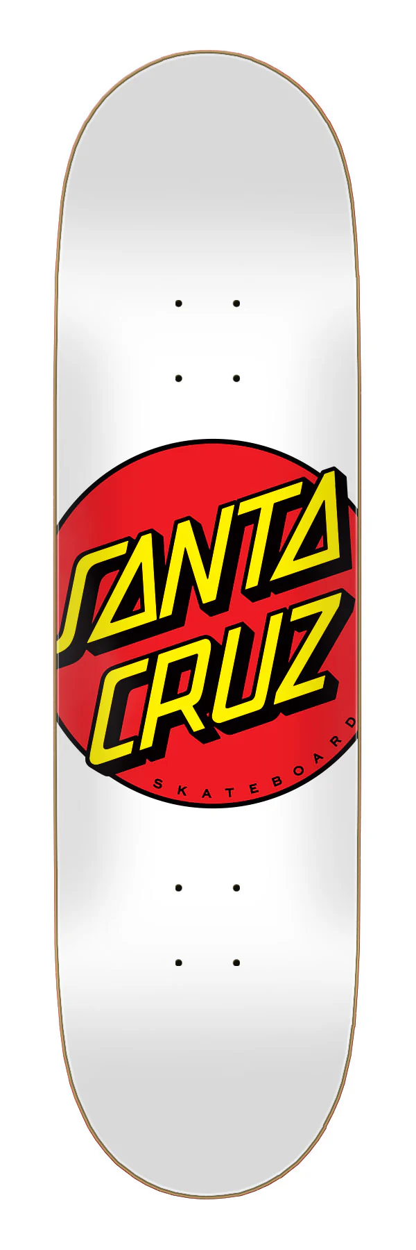 8.5in Classic Dot Santa Cruz Skateboard Deck