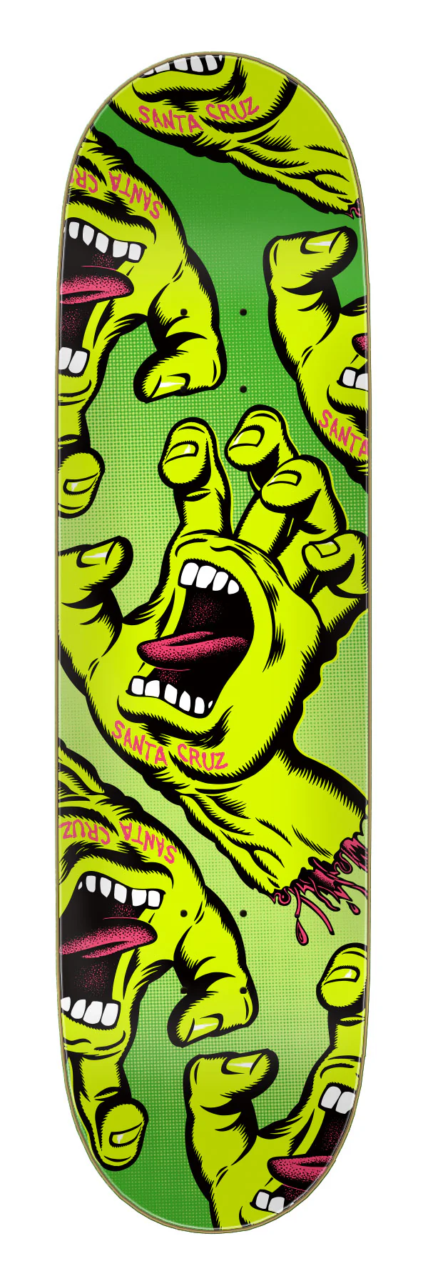 8.5in Crowded Hand Santa Cruz Skateboard Deck