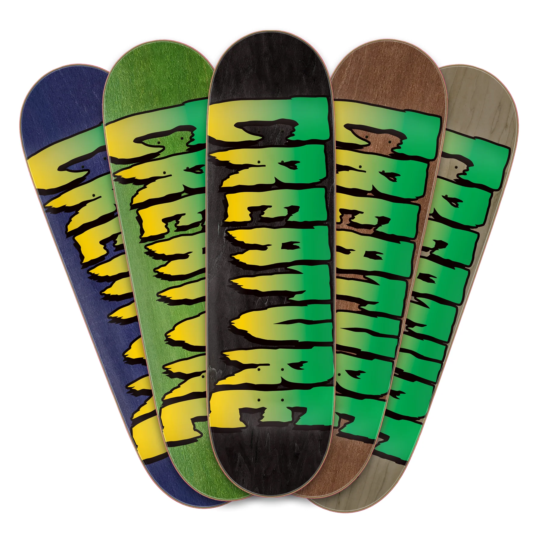 8.8in Assorted Color Logo Stumps Creature Skateboard Deck