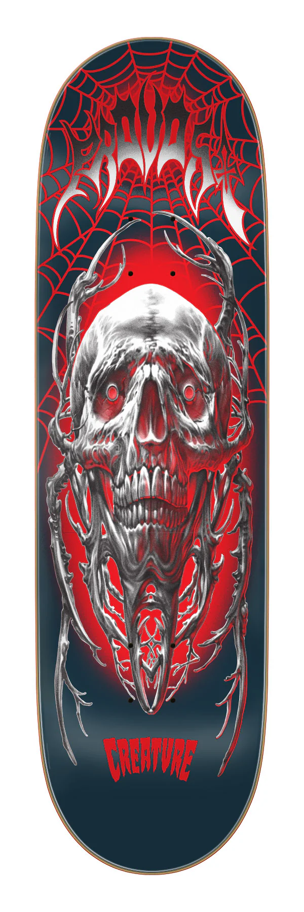 Signed 8.8in Provost Metal XX Creature Skateboard Deck - Image 2