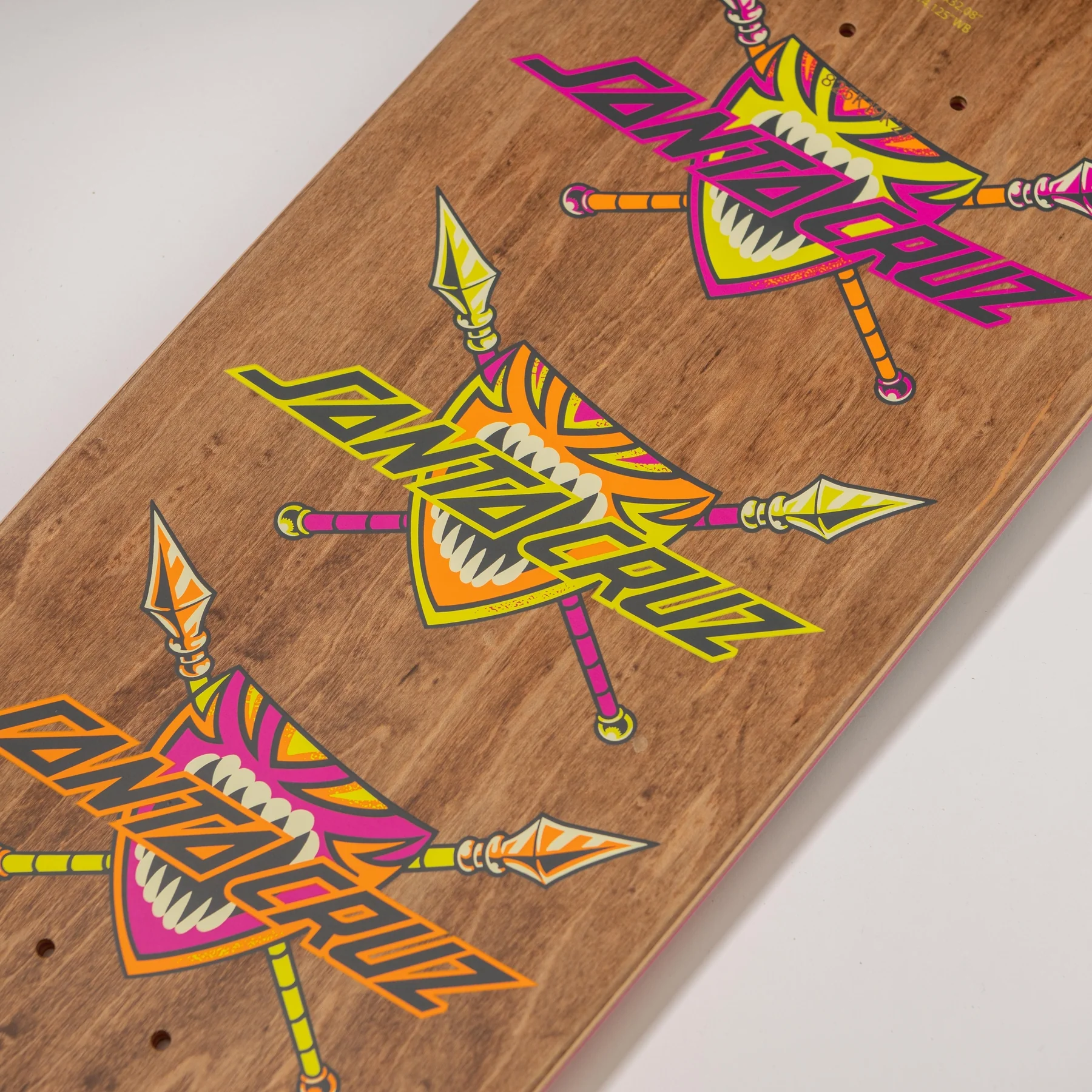 8.80in Salba Firedance Santa Cruz Egg Skateboard Deck - Image 3