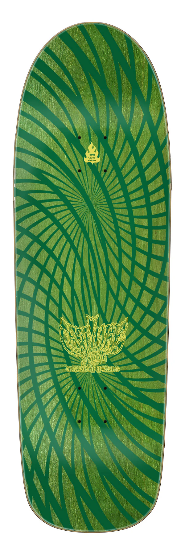 9.00in David Gravette Hippie Falls Creature Skateboard Deck - Image 2