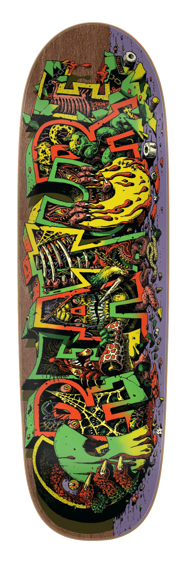 9.25in Hallucination Creature Egg Skateboard Deck