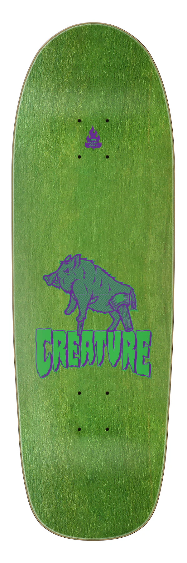 9.55in Hog Leg Creature Shaped Skateboard Deck - Image 2