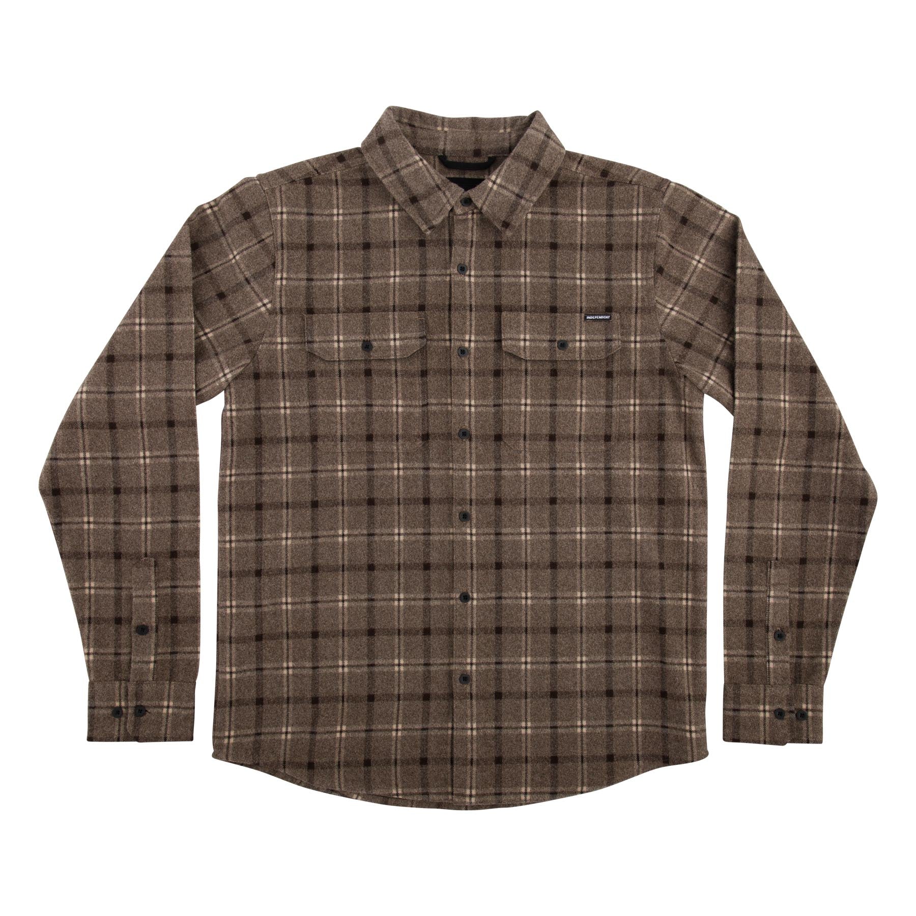 Belmont Mens Independent Longsleeve Flannel Shirt - Image 12