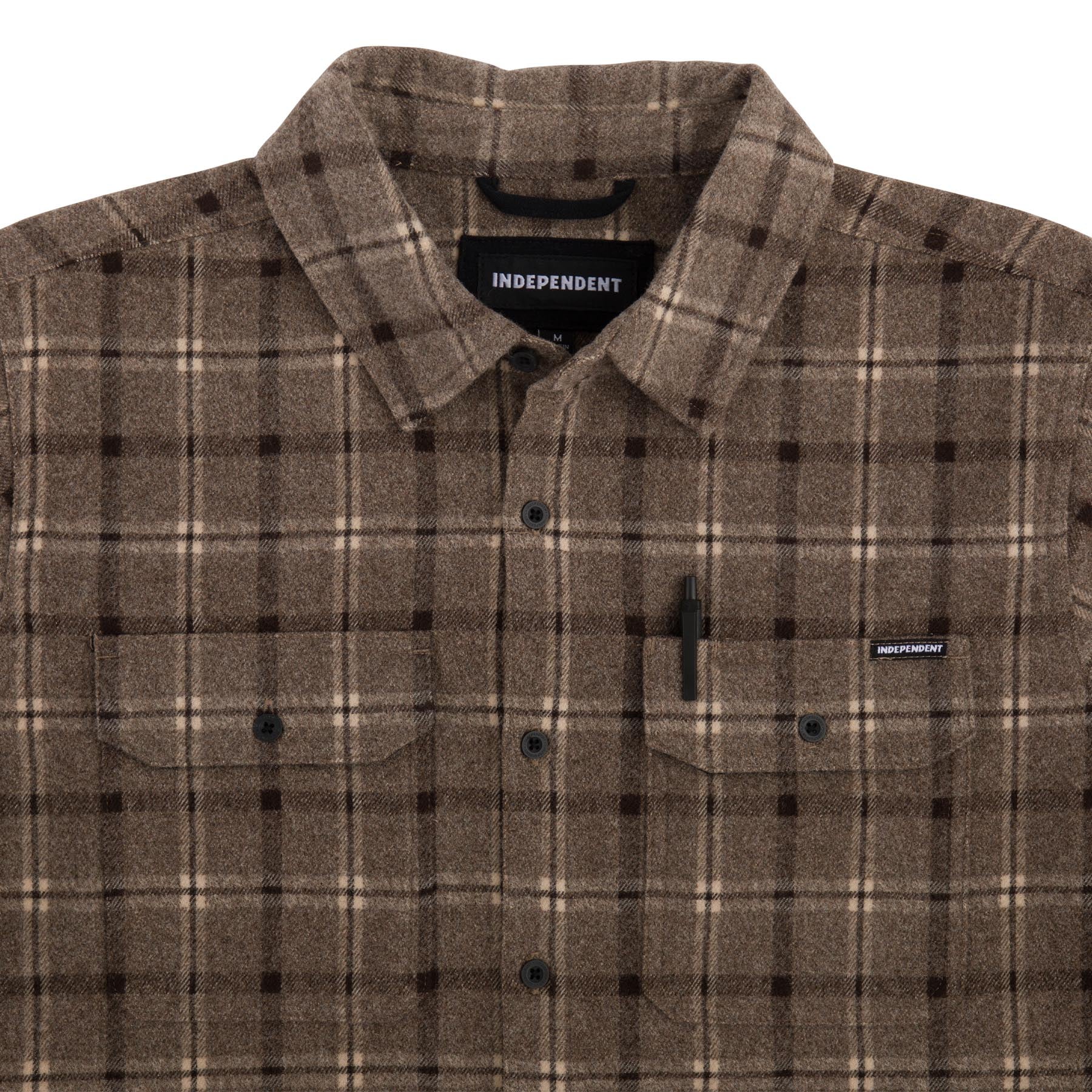 Belmont Mens Independent Longsleeve Flannel Shirt - Image 14
