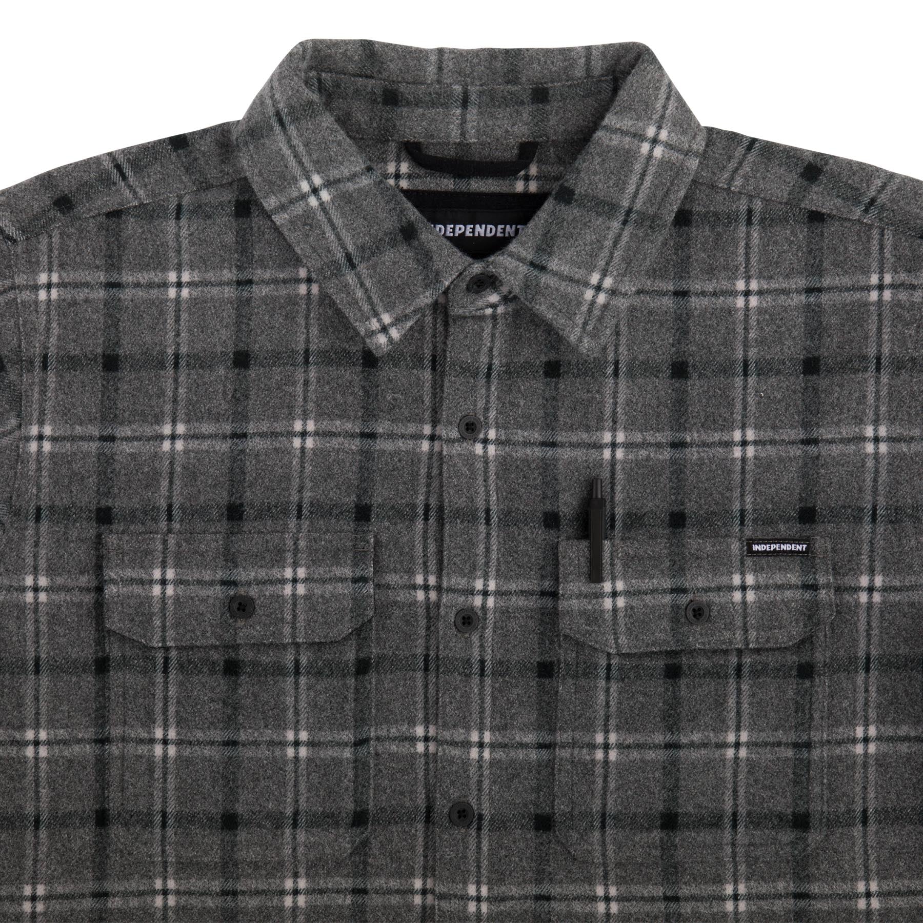 Belmont Mens Independent Longsleeve Flannel Shirt - Image 30