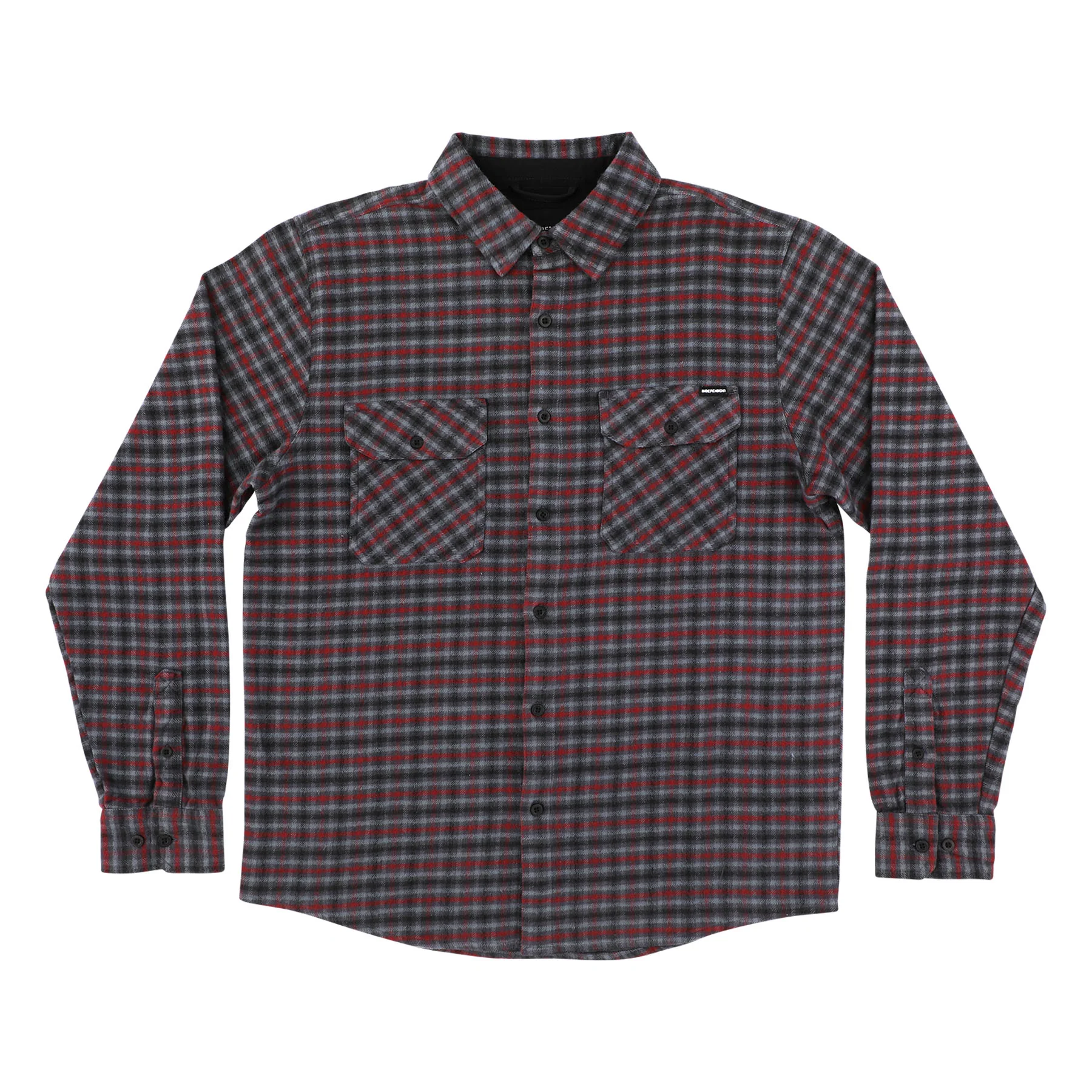 Belmont Mens Independent Longsleeve Flannel Shirt - Image 32