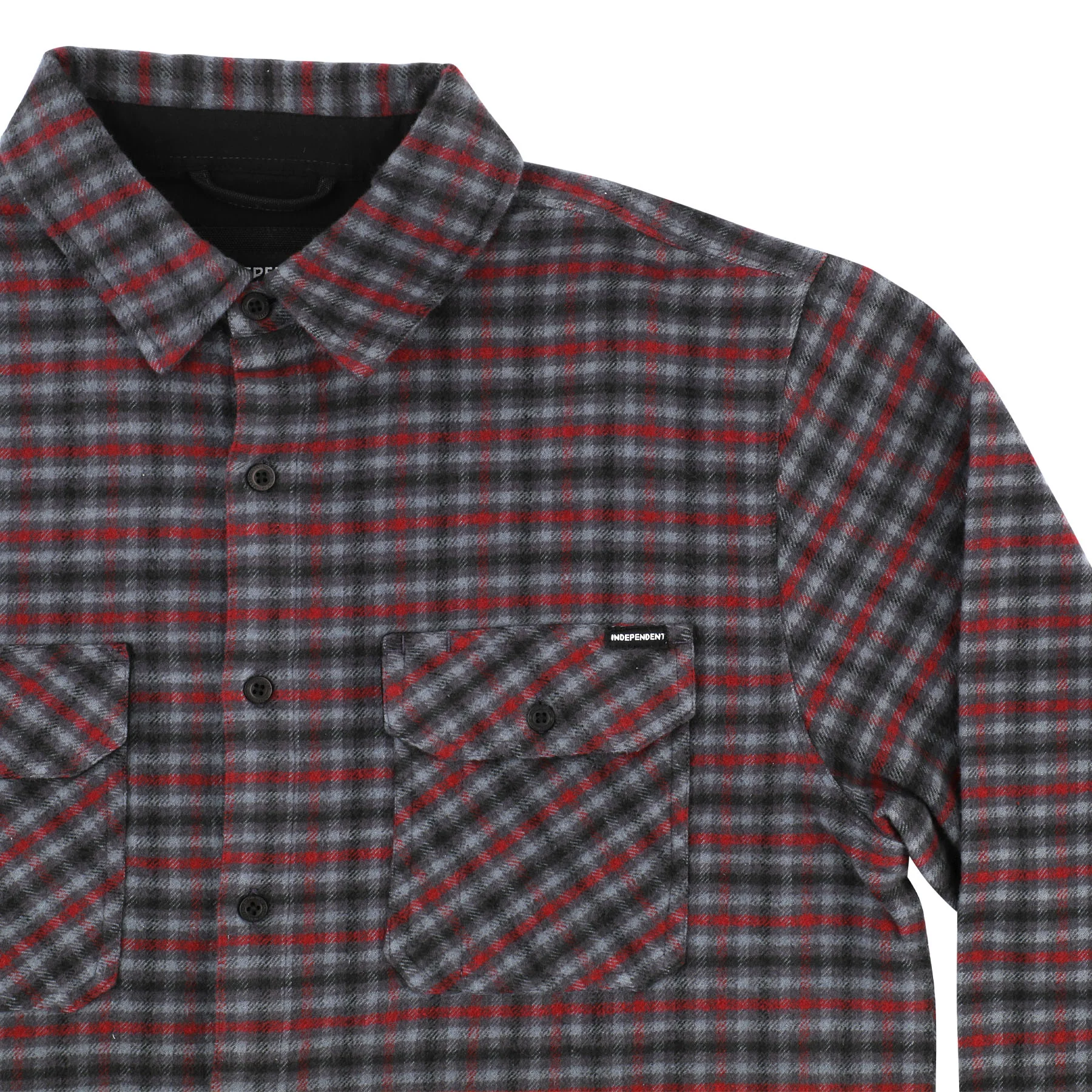 Belmont Mens Independent Longsleeve Flannel Shirt - Image 34