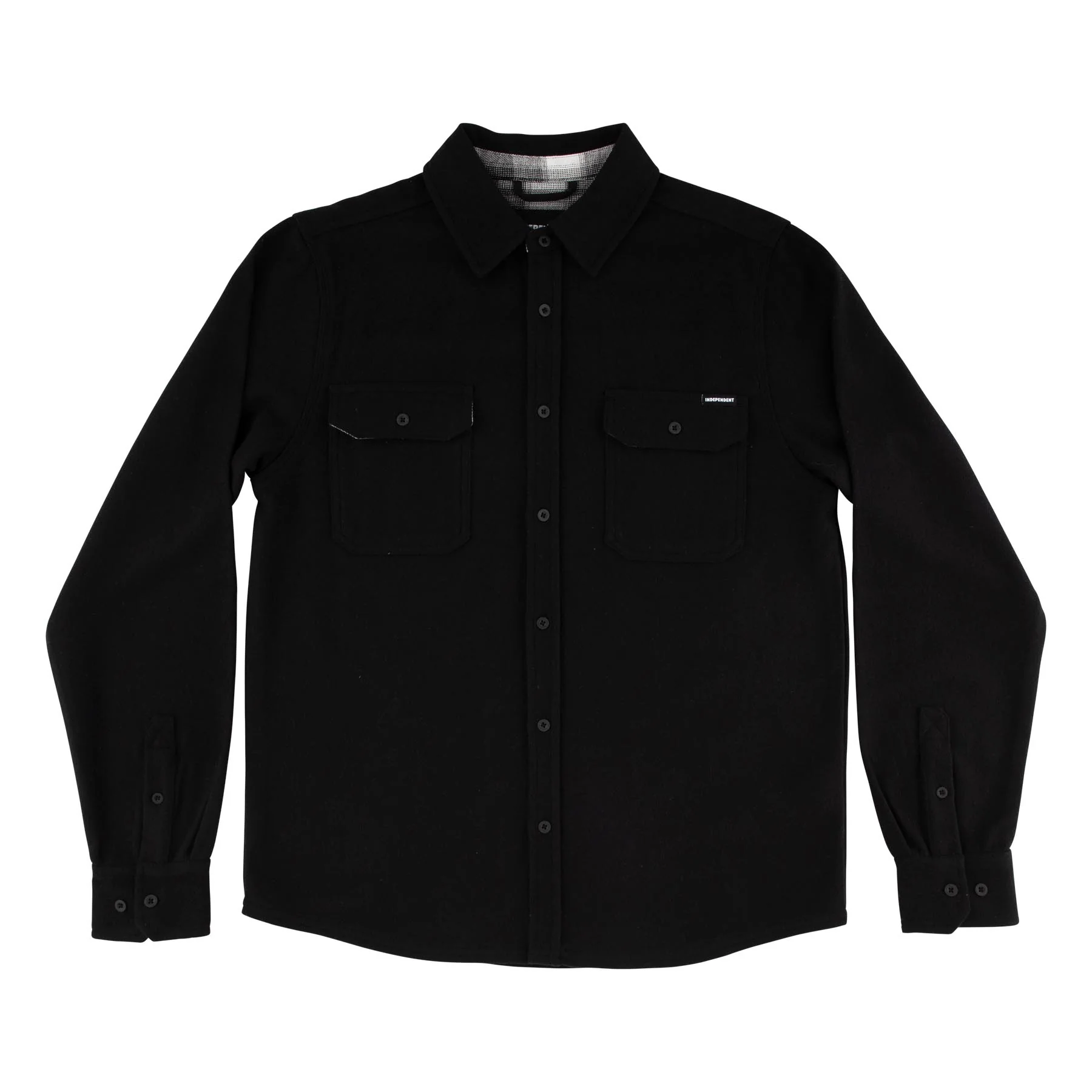 Belmont Mens Independent Longsleeve Flannel Shirt - Image 36