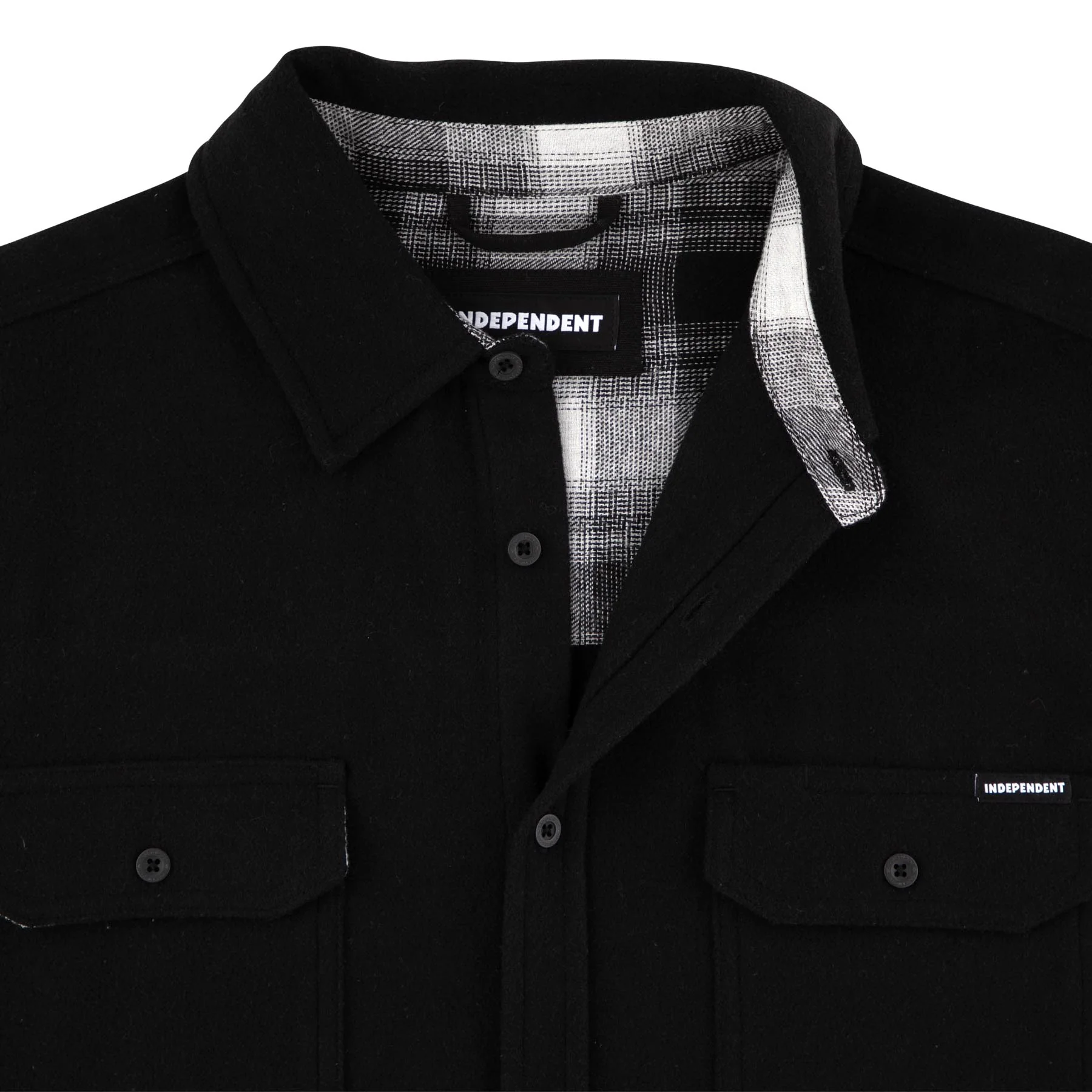 Belmont Mens Independent Longsleeve Flannel Shirt - Image 38