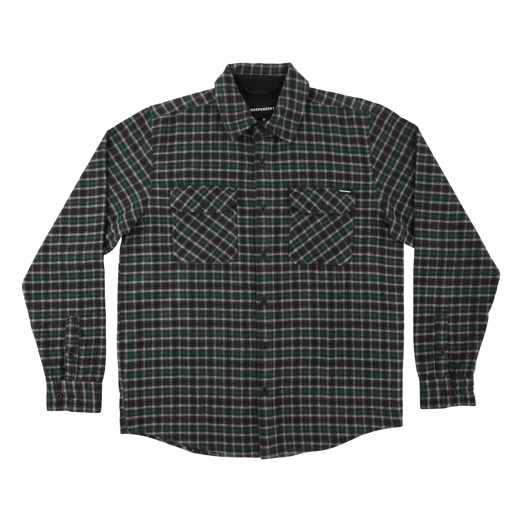 Belmont Mens Independent Longsleeve Flannel Shirt - Image 44