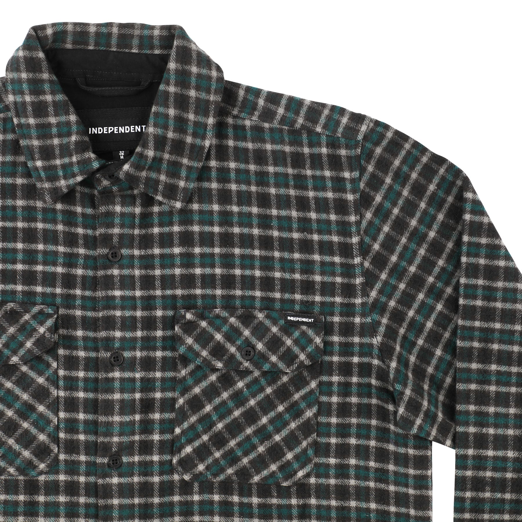 Belmont Mens Independent Longsleeve Flannel Shirt - Image 46