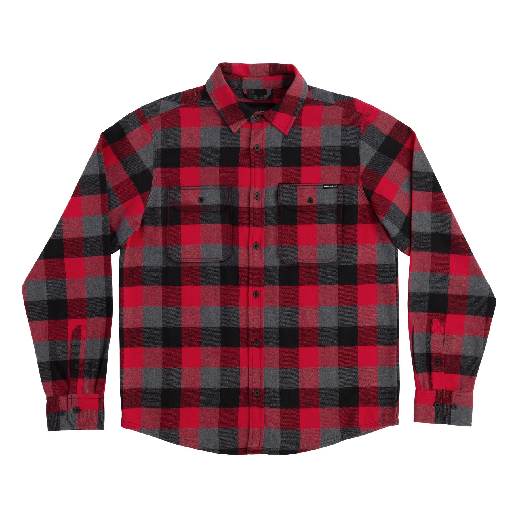 Belmont Mens Independent Longsleeve Flannel Shirt - Image 48