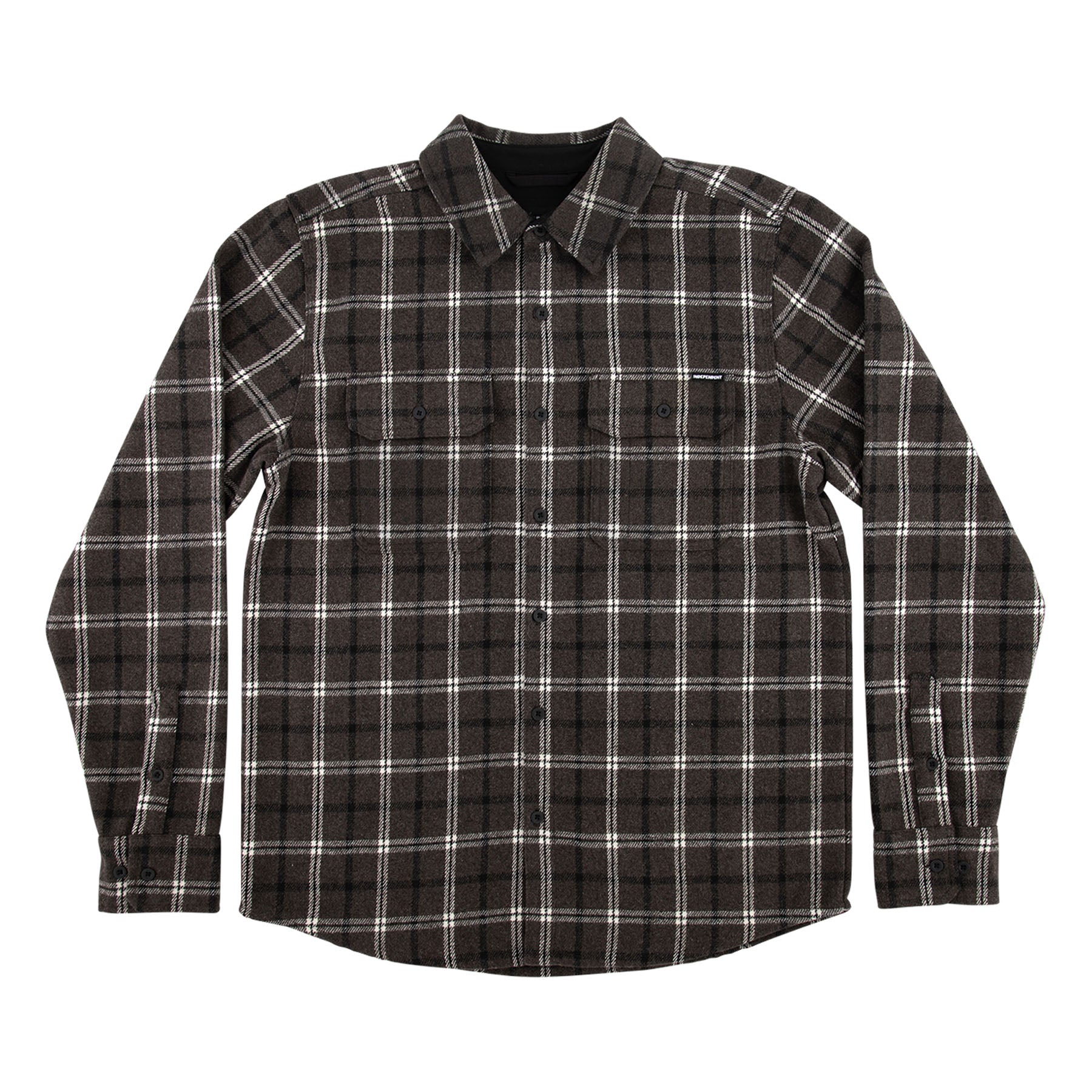 Belmont Mens Independent Longsleeve Flannel Shirt - Image 5
