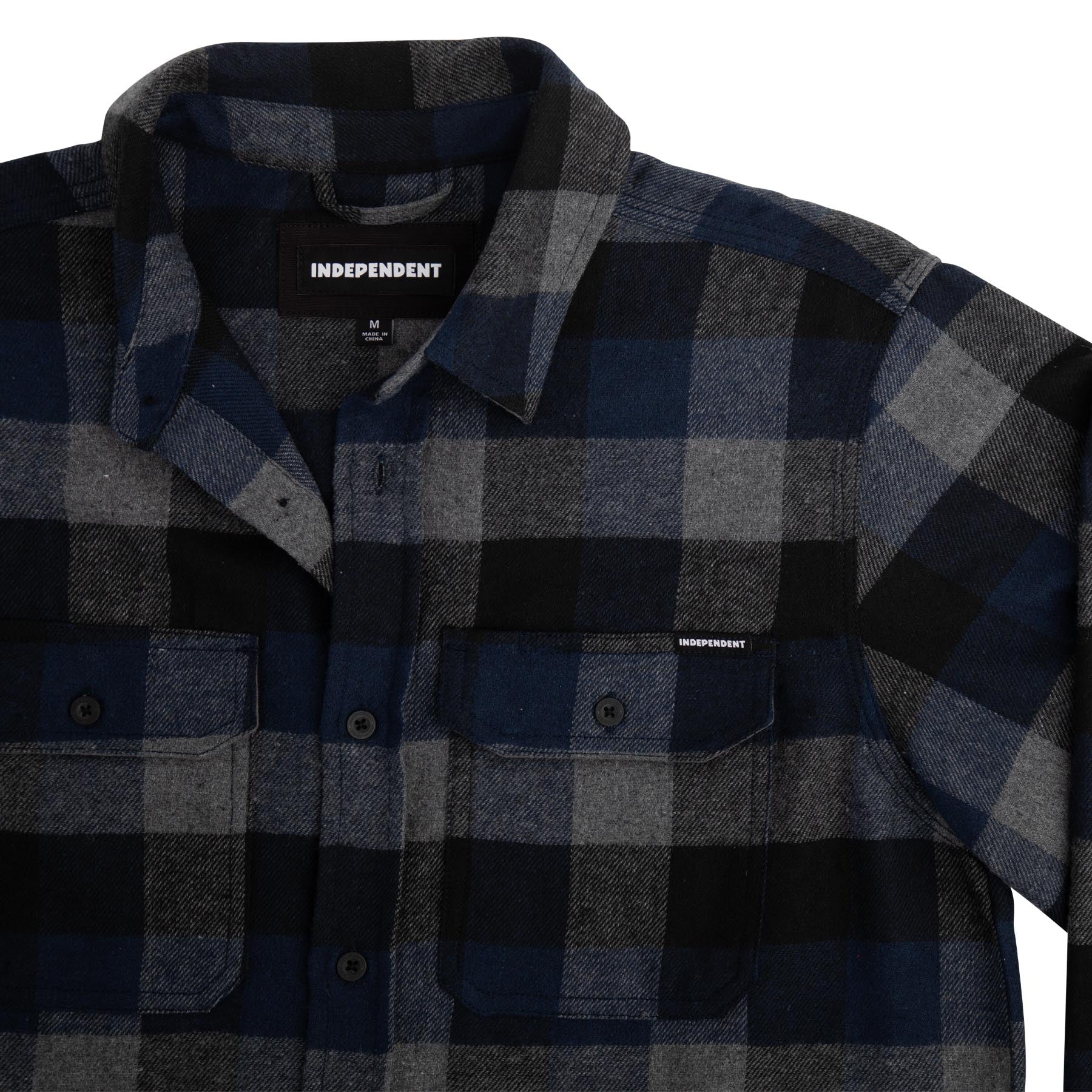 Belmont Mens Independent Longsleeve Flannel Shirt - Image 52