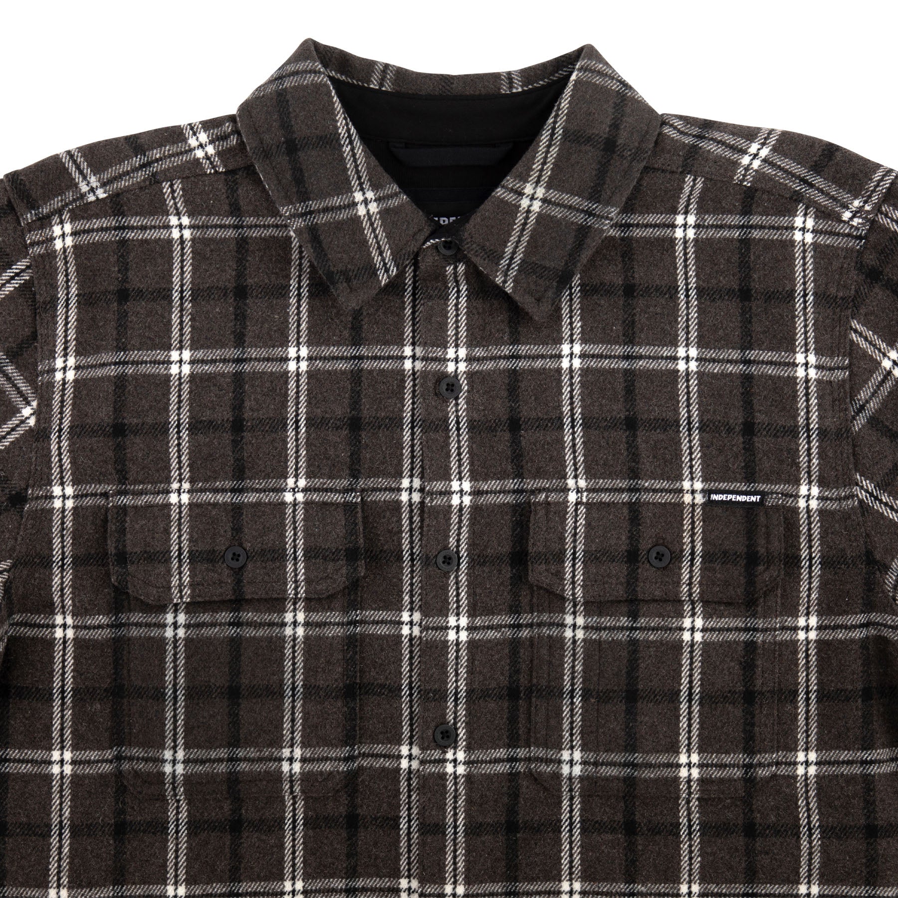 Belmont Mens Independent Longsleeve Flannel Shirt - Image 7