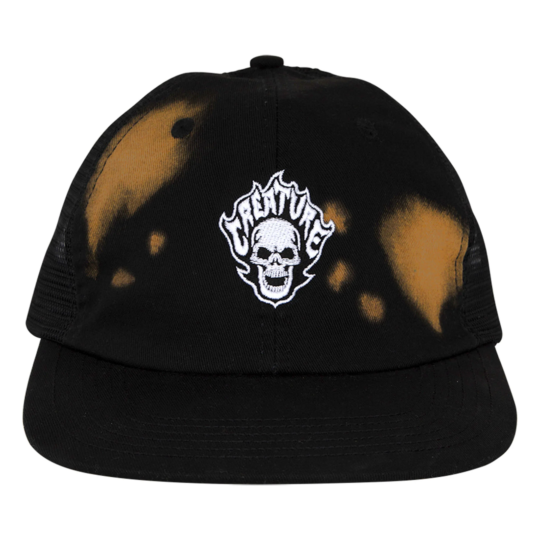 Bonehead Flame Creature Trucker Hat - Image 3