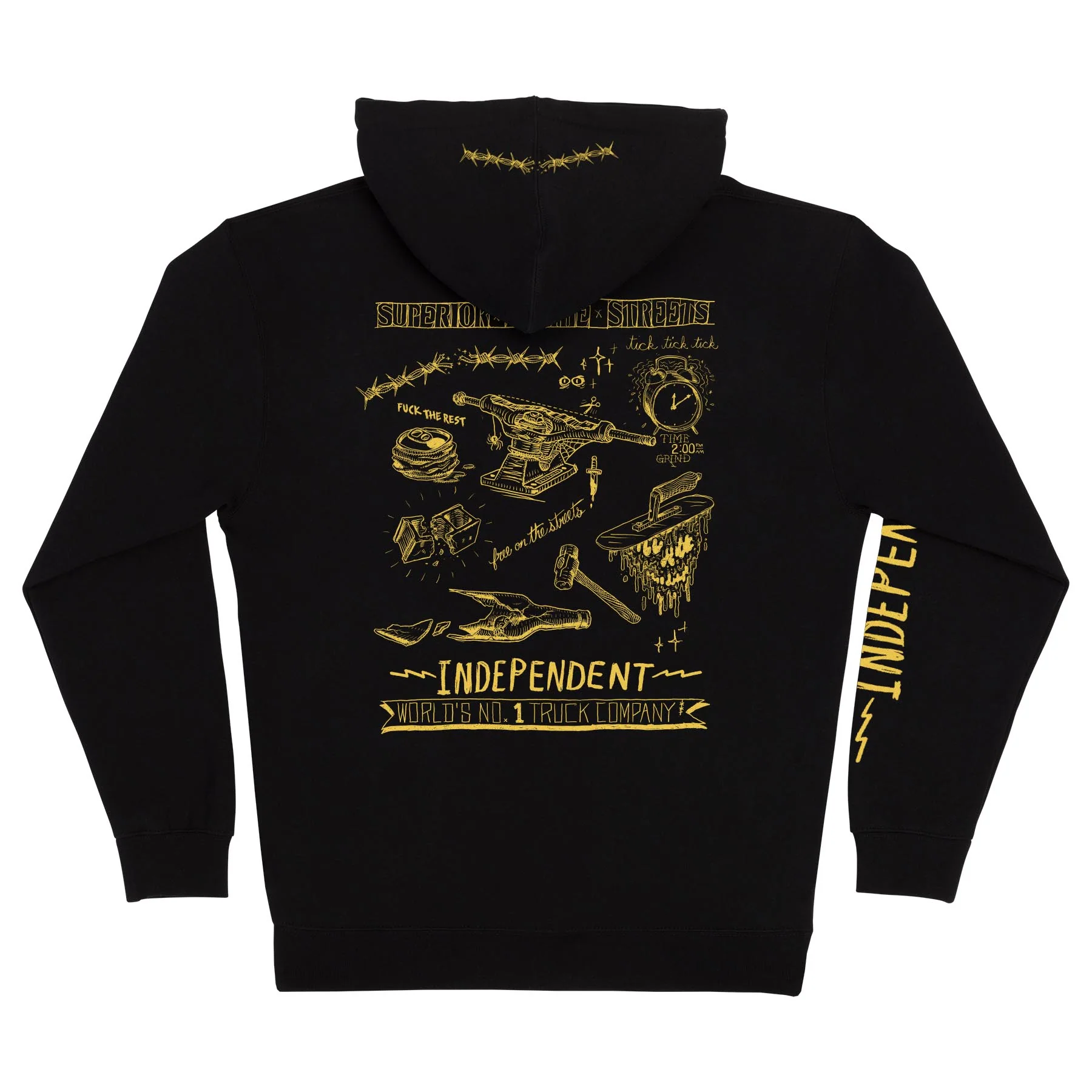 Bratrud Notebook Mens Independent Zip Hoodie - Image 2