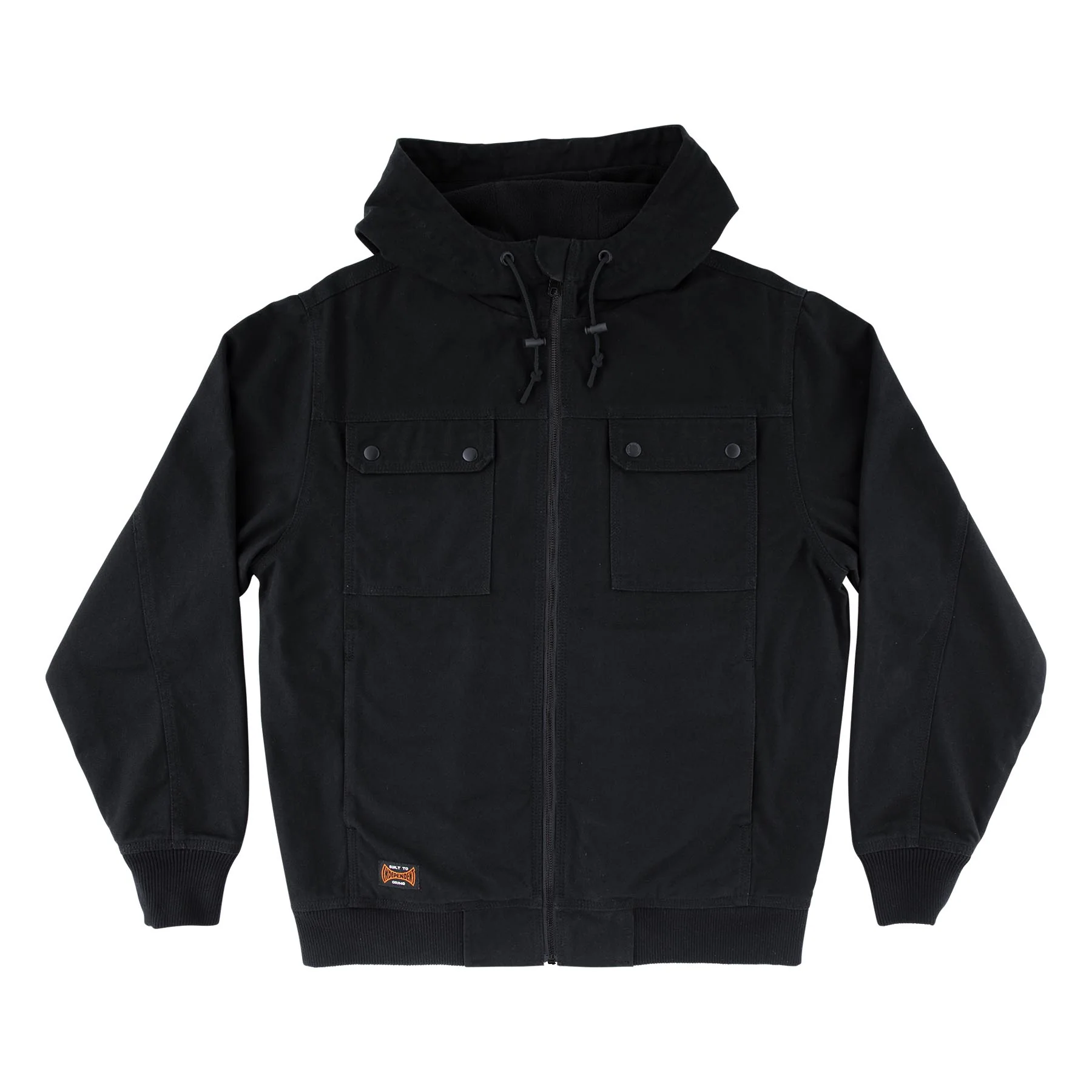Built To Grind Hooded Mens Independent Canvas Work Jacket