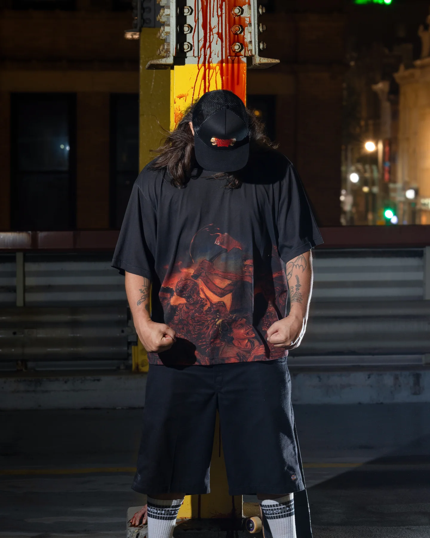 Cannibal Corpse Mens Creature Ringer T-Shirt - Image 5