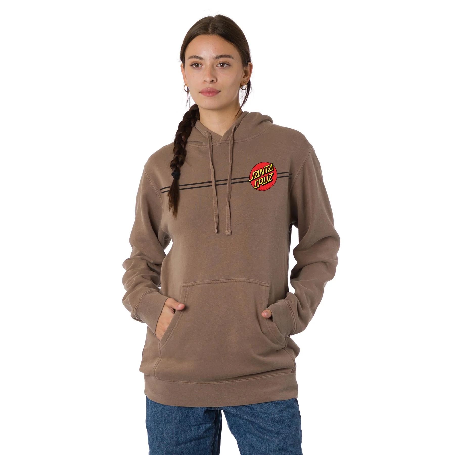 Classic Dot Womens Santa Cruz Hoodie - Image 21