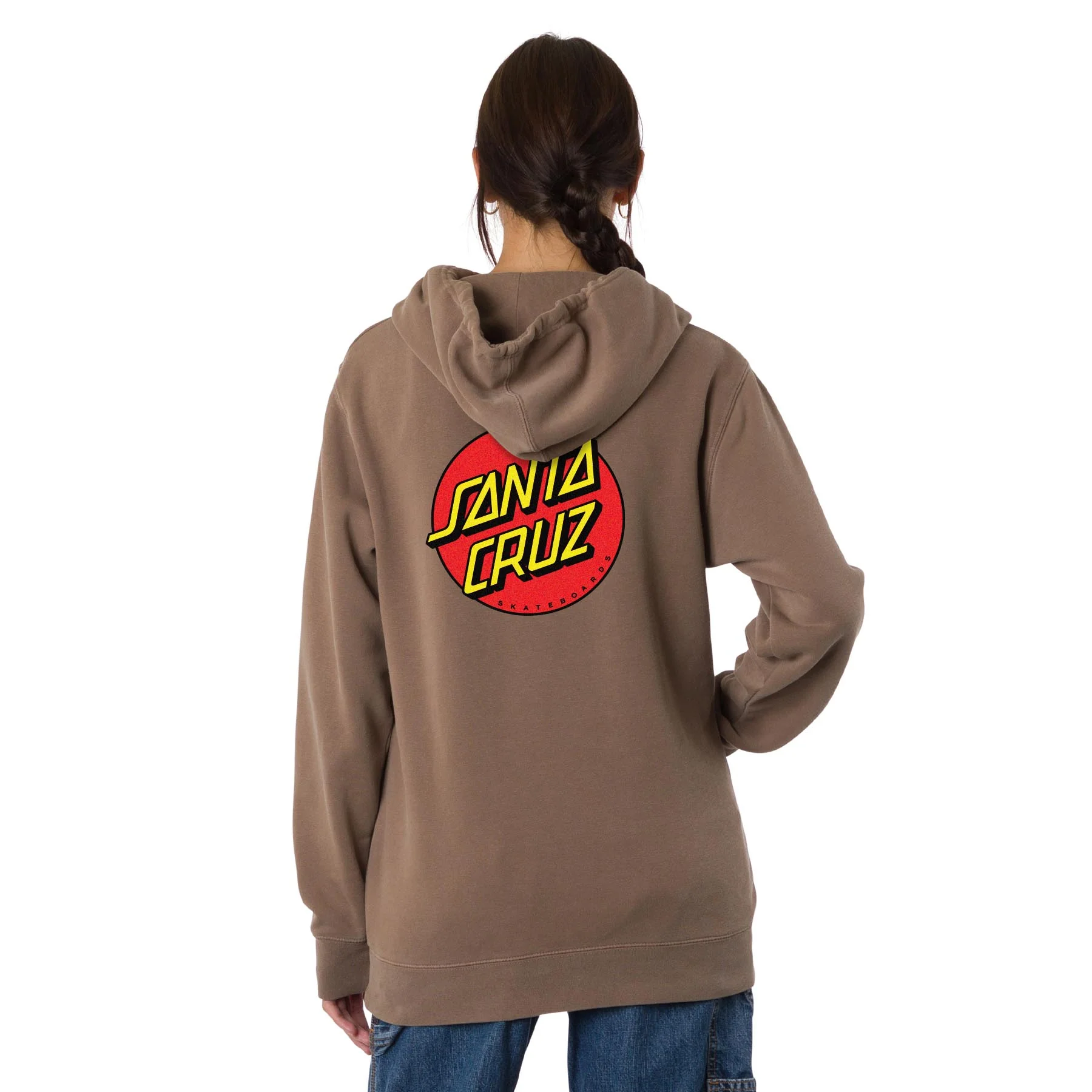 Classic Dot Womens Santa Cruz Hoodie - Image 22