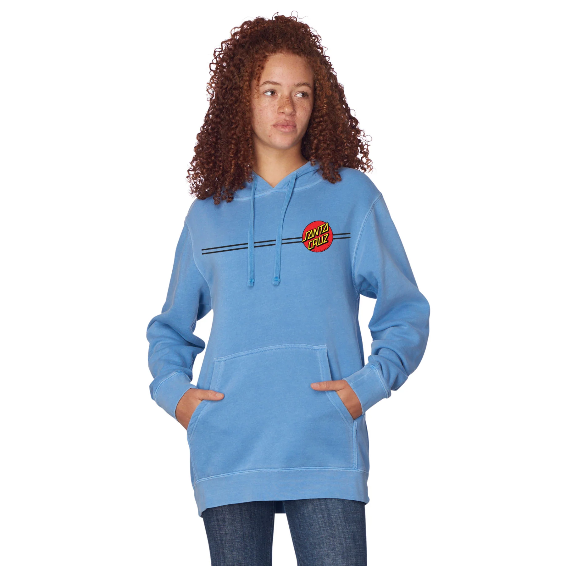 Classic Dot Womens Santa Cruz Hoodie - Image 25