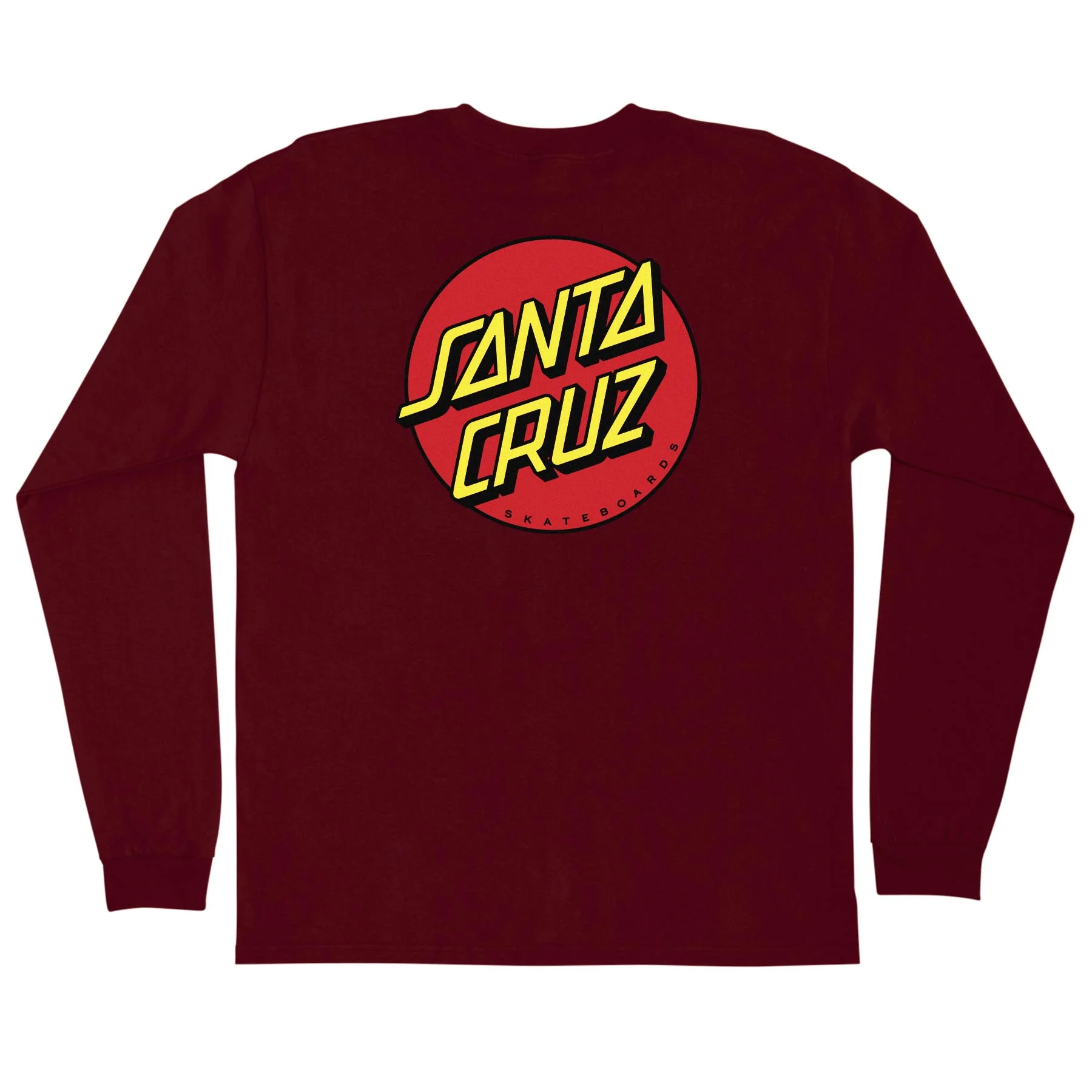 Classic Dot Mens Santa Cruz Longsleeve T-Shirt - Image 6