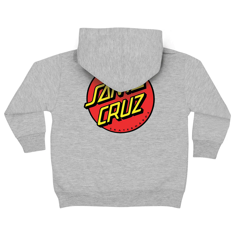 Classic Dot Santa Cruz Kids Zip Hoodie - Image 4
