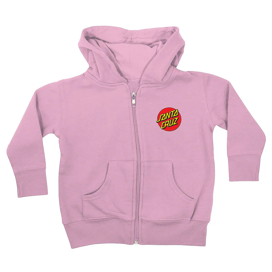 Classic Dot Santa Cruz Kids Zip Hoodie - Image 7