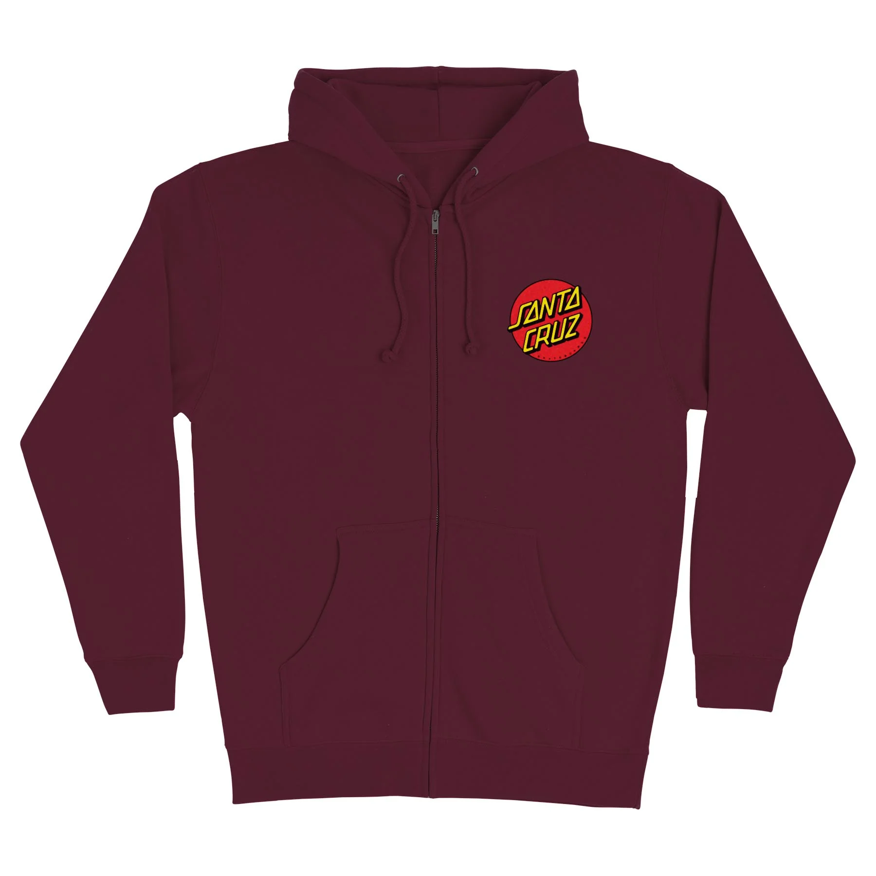 Classic Dot Mens Santa Cruz Zip Hoodie