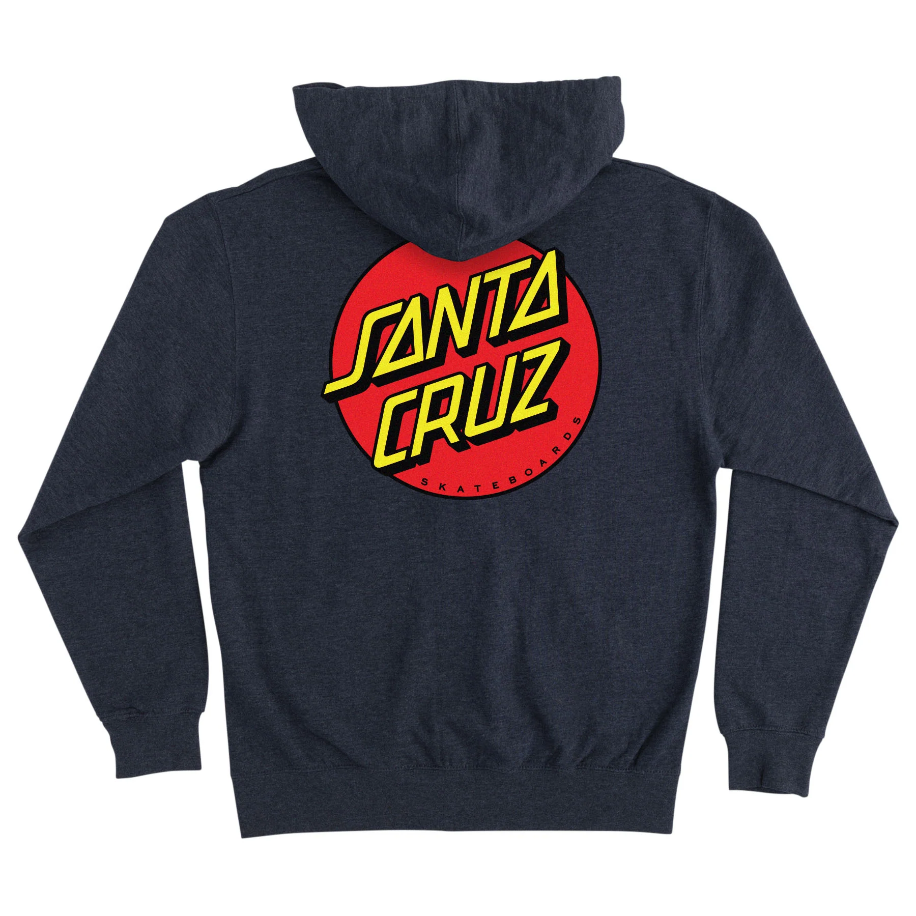 Classic Dot Mens Santa Cruz Zip Hoodie - Image 7